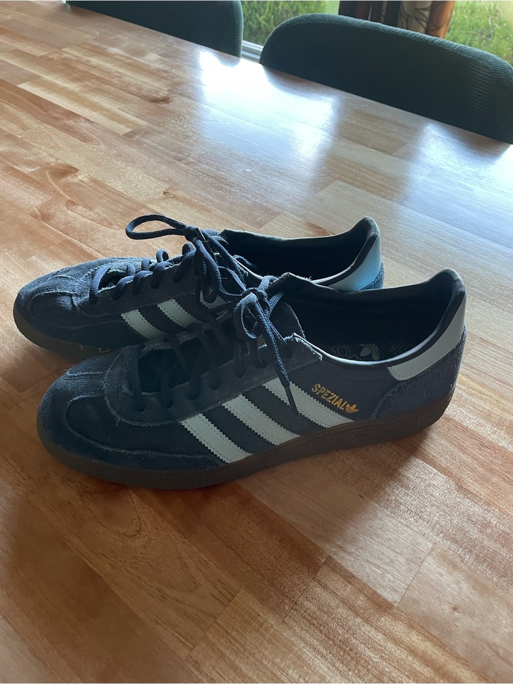 adidas Spezial Men's Suede Sneakers in Navy and Light Gray